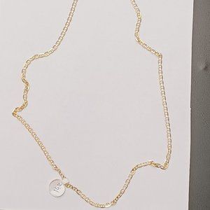 14kt solid gold mariner chain 24 inches